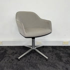 Used Vitra Softshell Armchair on Swivel Base