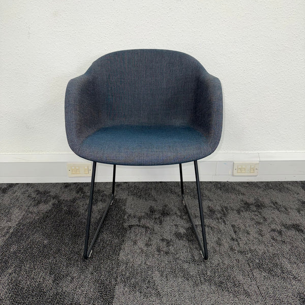 Used Muuto Arrow Headed Meeting Table Set with 8 Chairs