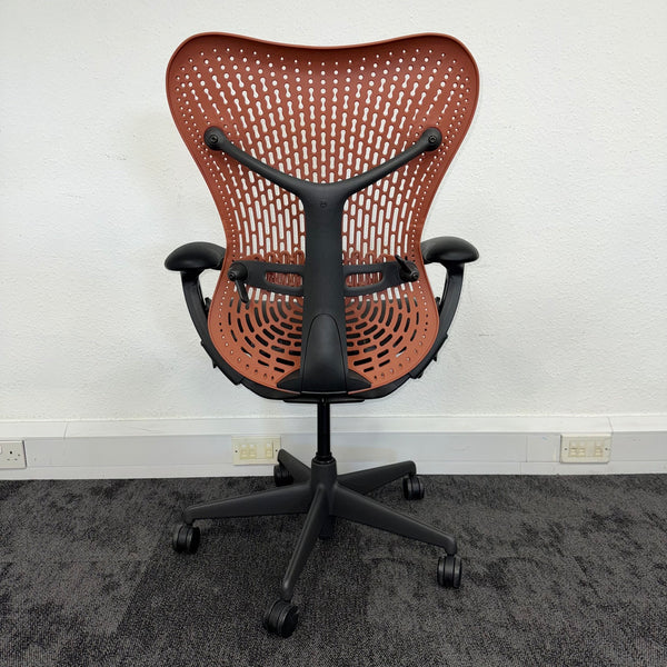 Used Herman Miller Mirra Full Spec with Flexi Front - Orange and Black
