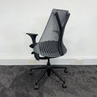 Used Herman Miller Sayl Full Spec - Black and Grey