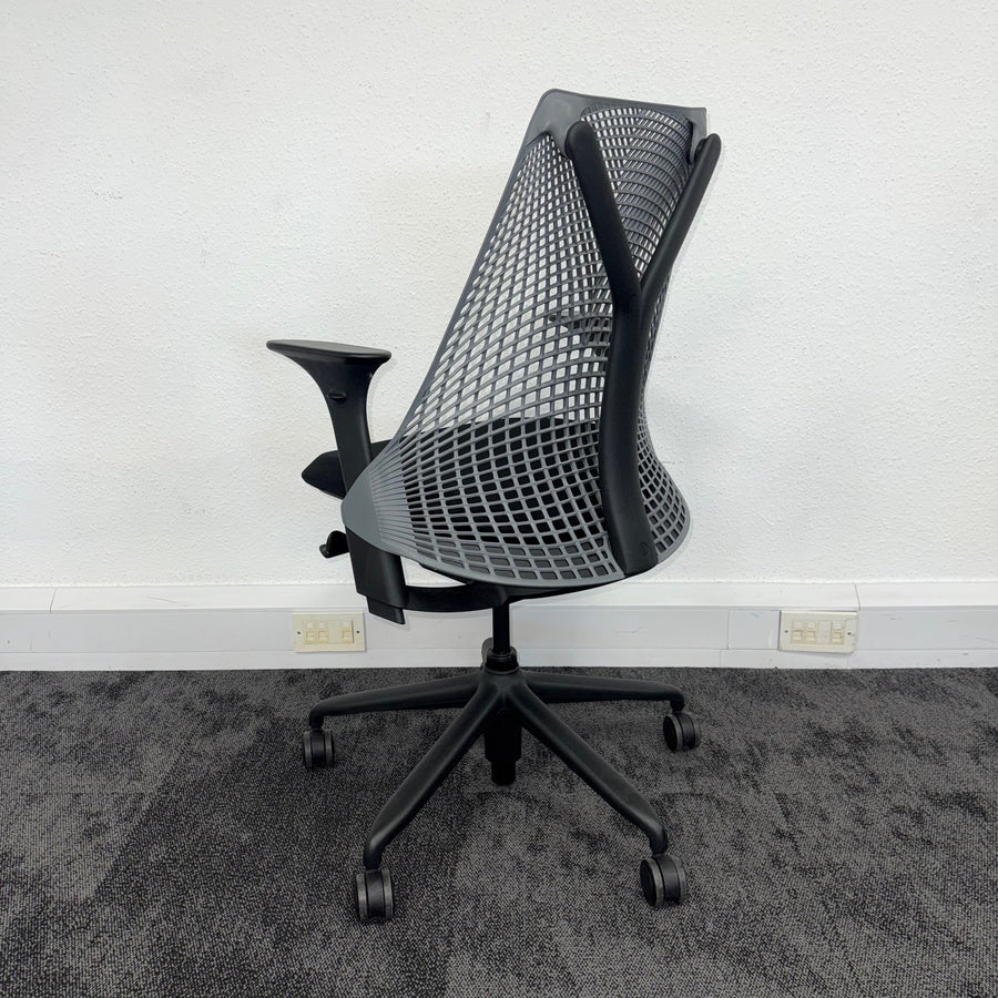 Used Herman Miller Sayl Full Spec - Black and Grey