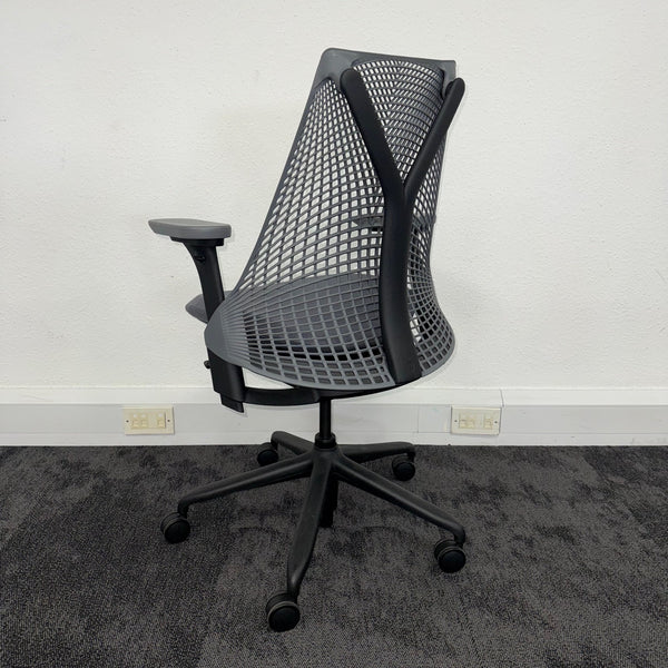 Used Herman Miller Sayl Full Spec with 3D Arms - Grey+Black