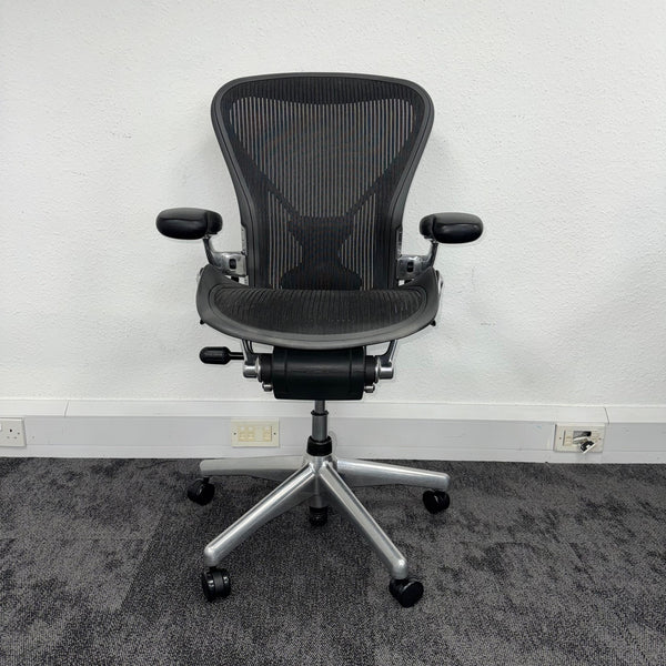 Used Herman Miller Aeron Full Spec Posturefit Lumbar - Chome Edition
