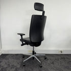 Used Executive Leather Full Adjustable Chair with Headrest