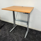 New Space Saving Electric Height Adjustable Desk with Porthole
