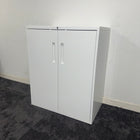 Used Steel Cupboard with Adjustable Shelf and Key