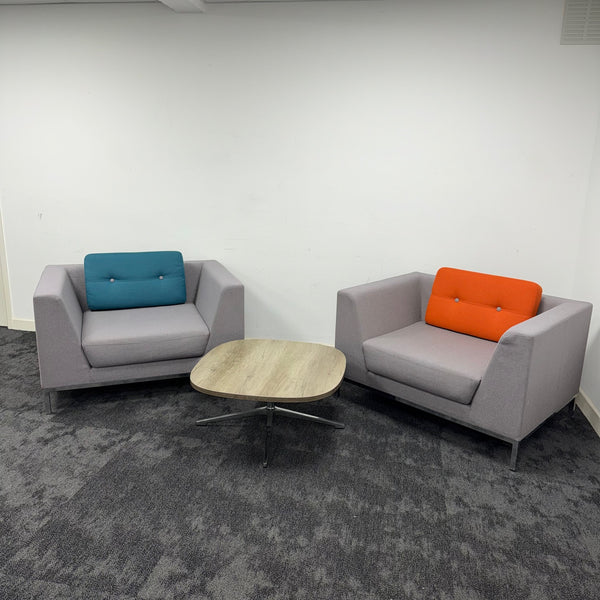 Used Allermuir Octo Breakout Set with Coffee Table