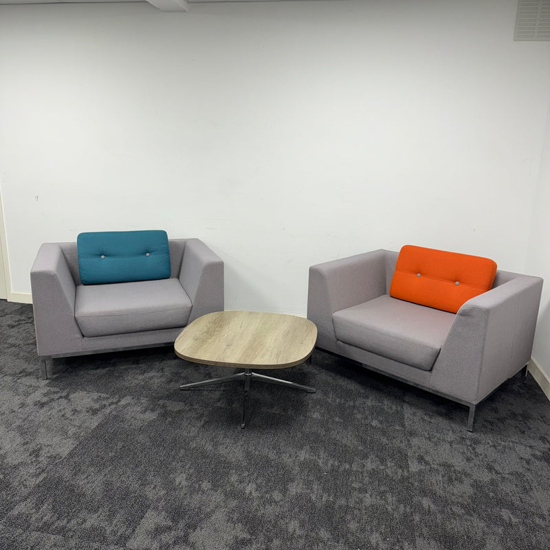 Used Allermuir Octo Breakout Set with Coffee Table