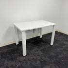 Used Senator White Single Bench Desk