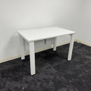 Used Senator White Single Bench Desk