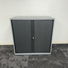 Used Mid-Height Tambour Storage Unit with Key