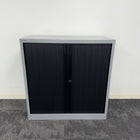 Used Bisley 2 Door Tambour with Key