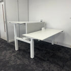 Used Techo Lift Sit Stand Electric Bench Desk - Fully Loaded