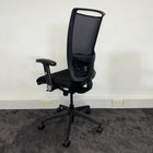 Used Fully Adjustable Mesh Task Chair - Reupholstered in New Fabric