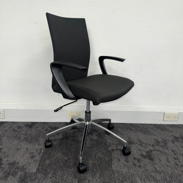 New Fabric Office Chair with Fixed Arms