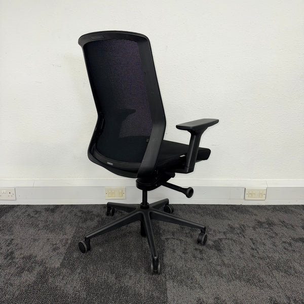 Used Bestuhl J1 Black Mesh Task Chair