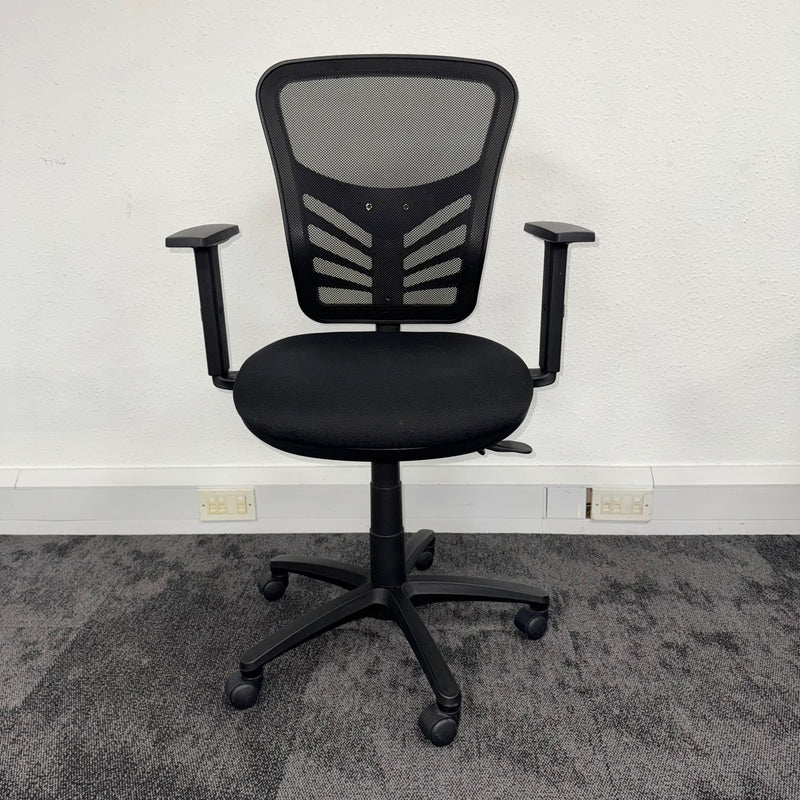 Used Black Mesh Fully Adjustable Office Chair