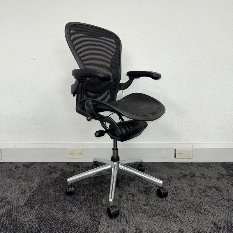 Used Herman Miller Aeron Full Spec with Chrome Base