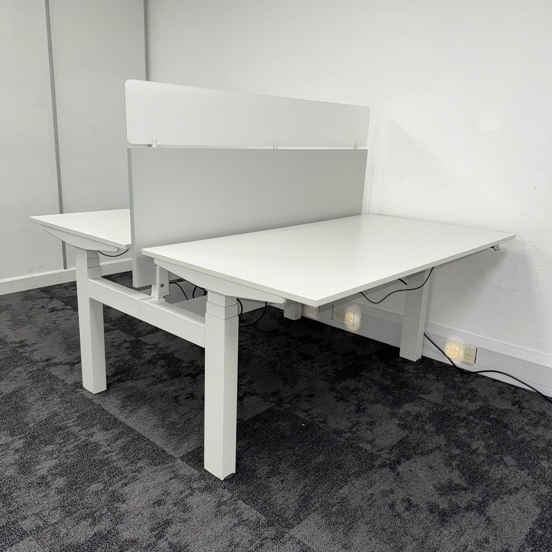 Used Steelcase Migration Electric Height Adjustable Bench Desk