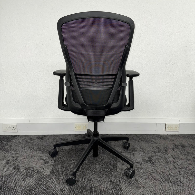 Used Senator Ousby Fully Adjustable Black Mesh Office Chair