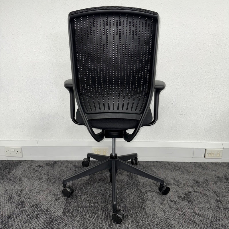 Reupholstered Steelcase Evolve Multi Functional Task Chair