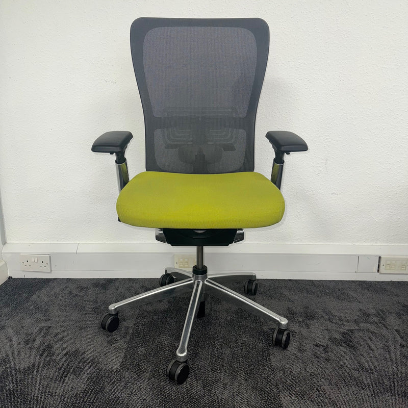 Used Haworth Zody Mesh Fully Adjustable Task Chair - Chrome Edition