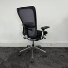Reupholstered Haworth Zody Mesh Fully Adjustable Task Chair - Chrome Edition