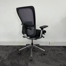 Reupholstered Haworth Zody Mesh Fully Adjustable Task Chair - Chrome Edition