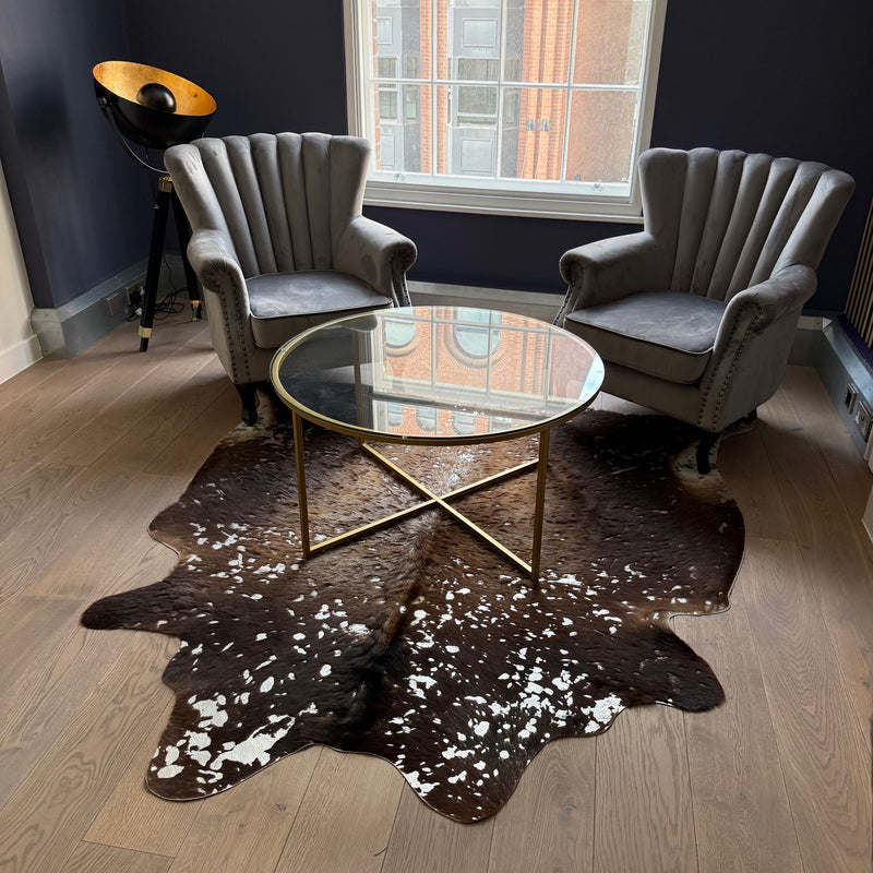 Used Reception Set with Rug, Coffee Table, 2 Chairs and Lamp