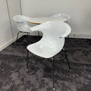 Used Canteen Set with Round Table and 3 Chairs