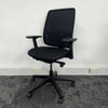 Used Haworth Lively Black Mesh Task Chair with Lumbar