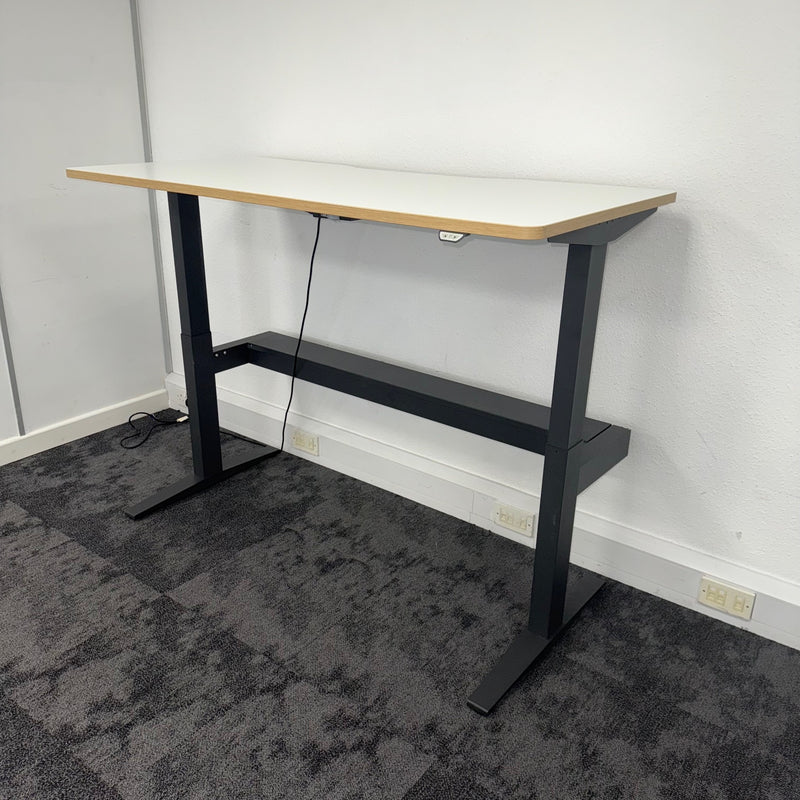 Used Herman Miller Ratio Single Electric Desk with Cable Management