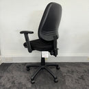 Used Black Fabric Adjustable Task Chair