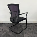 Used Bestuhl Black Mesh Meeting Chair