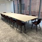 Used HAY Branded Large Meeting Table Set with 14 Chairs
