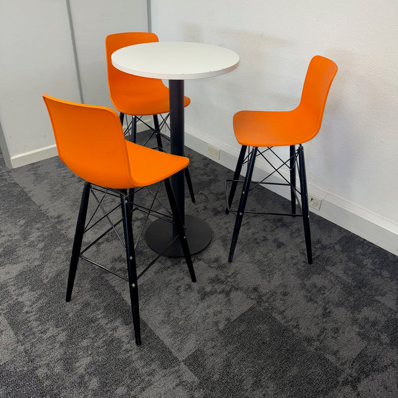 Used Elite Branded High Table and Stool Set