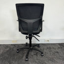 Used Black Mesh Task Chair with Adjustable Arms