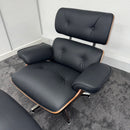 New Vitra Eames Style Lounge Chair with Ottoman
