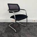 Used Moventi Black Mesh Meeting Chair