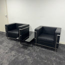 Used Le Corbusier Style Reception Set with Coffee Table