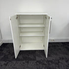Used White Cupboard with 2 Shelves