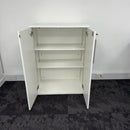 Used White Cupboard with 2 Shelves