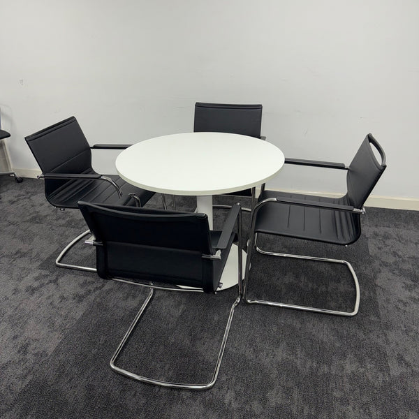 Used ICF Meeting Table Set with 4 Chairs