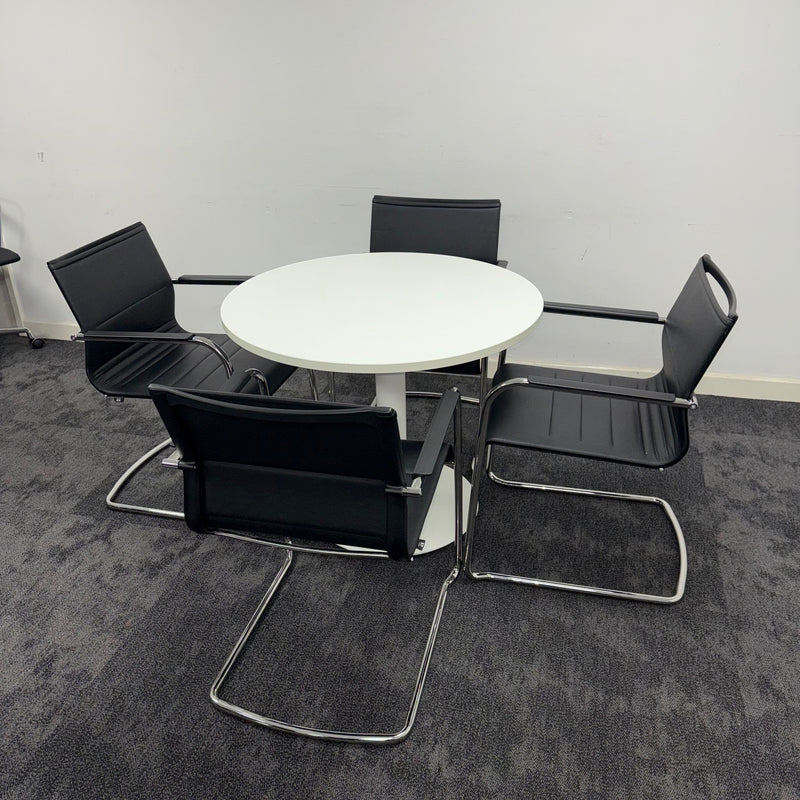 Used ICF Meeting Table Set with 4 Chairs