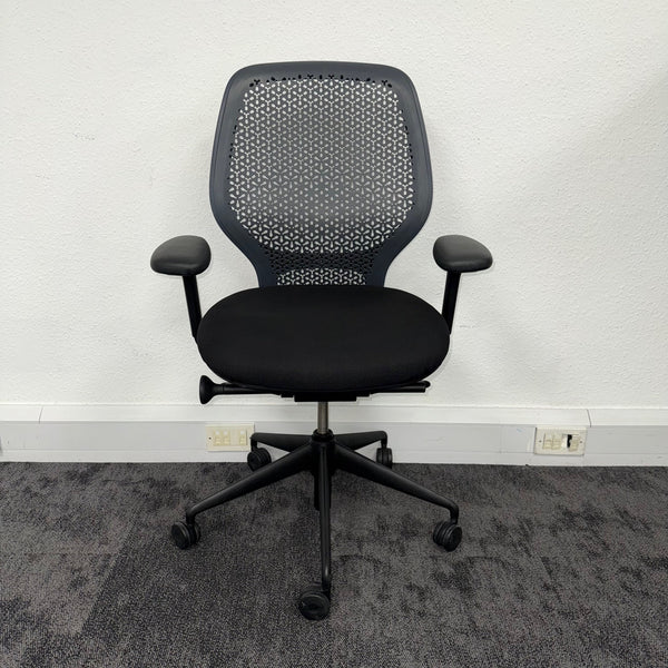 Reupholstered Orangebox Ara Task Chair