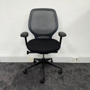 Reupholstered Orangebox Ara Task Chair