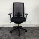 Used Haworth Very Black Mesh Task Chair