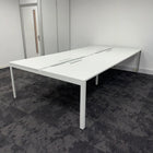 Used Herman Miller Bench Desk with Cable Tray