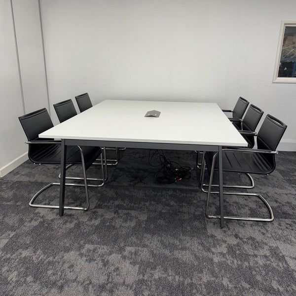 Used Herman Miller and ICF Branded Meeting Table Set