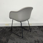 Used Muuto Leather Tub Chair Meeting Set with Table